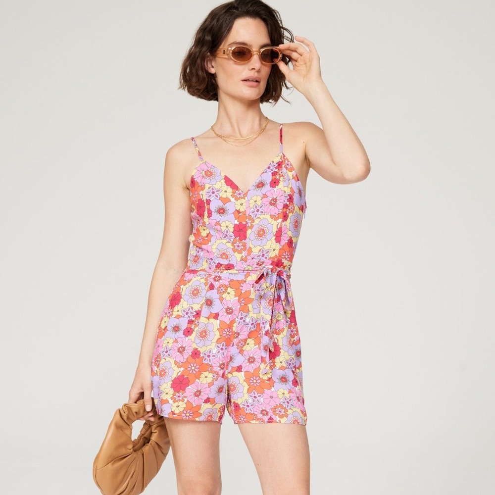 Louna Retro Floral Romper RTR Size L
